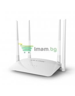 Безжичен рутер LB LINK BL-WR450H, 300Mbps, 4 антени, Бял - 19053