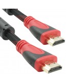 Кабел DeTech HDMI - HDMI M/М, 5m, С оплетка и ферит -18020