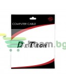Кабел DeTech HDMI - HDMI M/М, 15m, С оплетка и ферит -18310