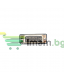 Кабел DeTech DVI-VGA, 1.5M, Черен - 18246