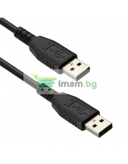 Кабел DeTech USB - USB M,  HQ 1.5m - 18034