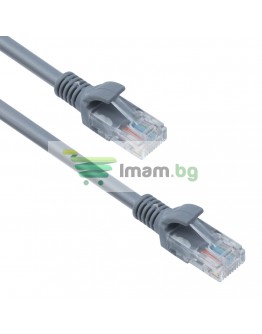 Кабел DeTech LAN - LAN , CAT 5 24AWG, 3m -18015