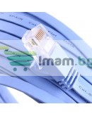 Кабел DeTech LAN - LAN, Cat:6, Flat, 10m - 18133