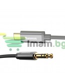 Аудио кабел Baseus M01, 3.5mm към Type-C, 1.2м, Черен - 40403