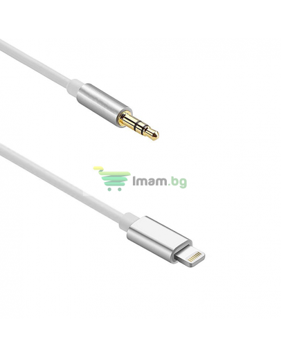 Аудио кабел, Earldom, AUX22, 3.5mm към Lightning, М/М, 1.0м, Различни цветове - 14880