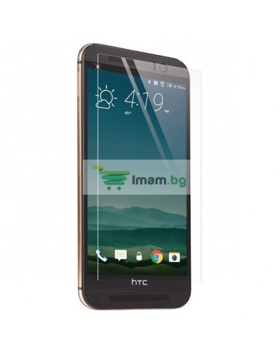 Стъклен протектор No brand, за HTC M9 +(plus), 0.3mm, Прозрачен - 52174