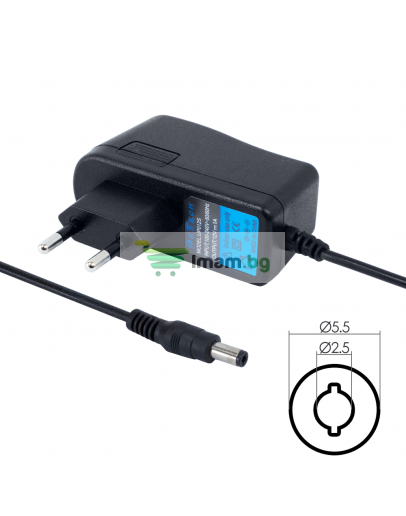 Адаптер DeTech 9V/1A 5.5*2.5 - 332