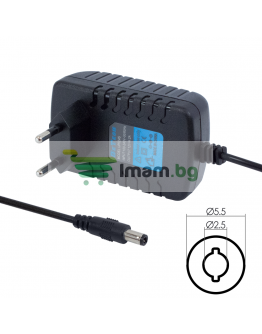 Адаптер DeTech 12V/ 2A 5.5*2.5 - 202