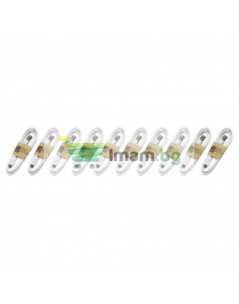 Кабели за данни No brand, 20бр. Micro USB, 1.0m, Бял - 14857