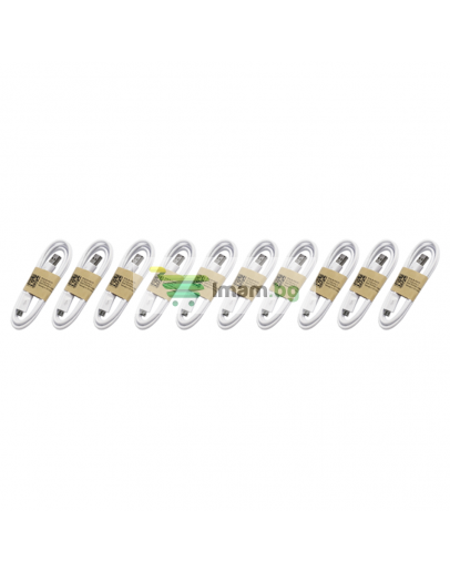 Кабели за данни No brand, 20бр. Micro USB, 1.0m, Бял - 14857