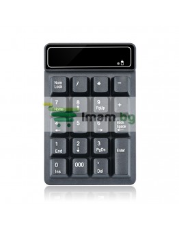 Клавиатура No brand K3, Num pad, Безжична, Bluetooth, Черен - 6186