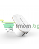 Мрежово зарядно устройство DeTech DE-15i, 5V/3.1A, 220V, 2 x USB, С Lightning кабел, 1.0m, Бял - 40097