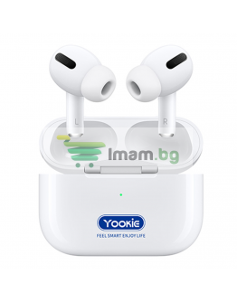 Bluetooth слушалки Yookie YKS17, Бял – 20611