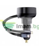 Зарядно устройство за кола Baseus Enjoyment Pro, 60W, С Type-C и Lightning кабел, Черен - 40498