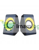Тонколони Kisonli A-303, 2x3W, USB, Различни цветове - 22161