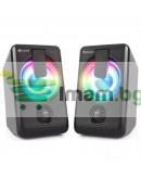 Тонколони Kisonli L-1010, AUX, 2x3W, Черен - 22238