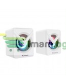 Тонколони Kisonli L-1040, AUX, 2x2.5W, Бял - 22245