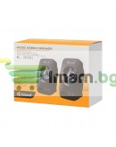 Тонколони Kisonli L-3030, 2x3W, USB, Черен - 22156