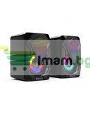 Тонколони Kisonli L-9090, AUX, 2x3W, Черен - 22241