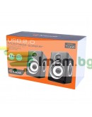 Тонколони Kisonli T-005, AUX, 2x3W, Черен - 22250