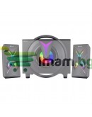 Тонколони Kisonli TM-1000U, Bluetooth, USB, AUX, SD, FM, 8W+2x4W, Черен - 22220
