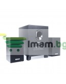 Тонколони Kisonli TM-5000U, Bluetooth, 5W+2x3W, USB, Черен - 22149