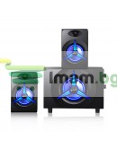 Тонколони Kisonli TM-7000A, Bluetooth, 15W+2x5W, 220V, Черен - 22148