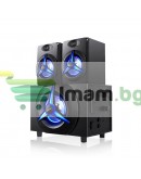Тонколони Kisonli TM-7000A, Bluetooth, 15W+2x5W, 220V, Черен - 22148