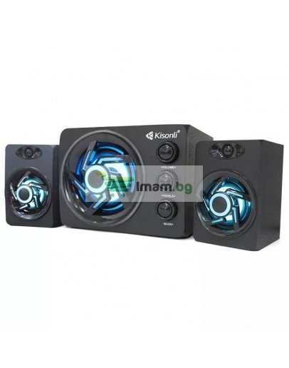 Тонколони Kisonli TM-8000A, Bluetooth, 5W+3W*2, USB, Различни цветове - 22112