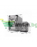 Тонколони Kisonli U-2500BT, Bluetooth, 5W+3W*2, USB, Черен - 22115