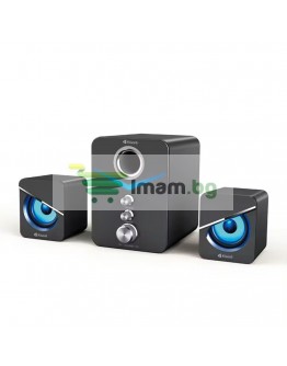 Тонколони Kisonli U-3100, AUX, 3W+2x2W, Черен - 22223