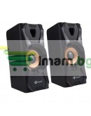 Тонколони Kisonli U-9003, AUX, 2x3W, Черен - 22252