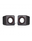 Тонколони Kisonli V400, 3W*2, USB, Черни - 22043