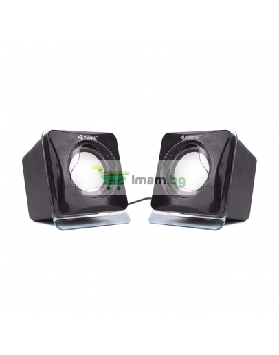 Тонколони Kisonli V410, 3W*2, USB, Черни - 22044
