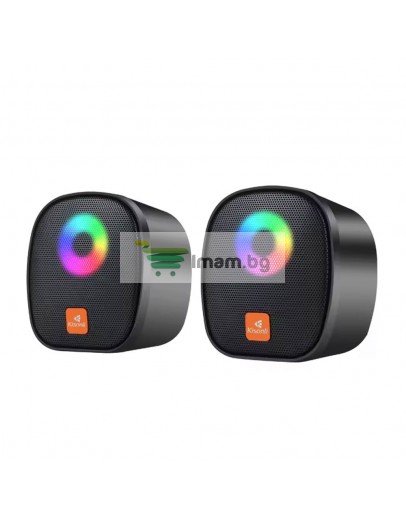 Тонколони Kisonli X11, AUX, 2x3W, Черен - 22228