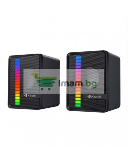 Тонколони Kisonli X14, AUX, 2x3W, Черен - 22231