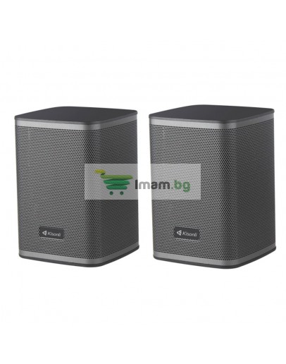 Тонколони Kisonli X25, Bluetooth, AUX, SD, 2x3.5W, Черен - 22224