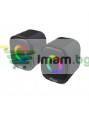 Тонколони Kisonli X3, AUX, 2x3W, Черен - 22226
