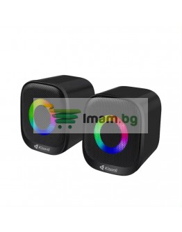 Тонколони Kisonli X3, AUX, 2x3W, Черен - 22226