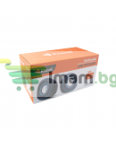 Тонколони, Kisonli V350, 2x3W, USB, Черен- 22061