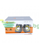 Тонколони, Kisonli, A-303, 2x3W, USB, Различни цветове - 22086