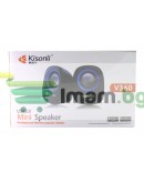 Тонколони Kisonli V360, 1.5W*2, USB, Различни цветове - 22046