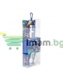 Зарядно устройство за кола Yookie PC4, Quick Charge 3.0, 2xUSB, С Lightning кабел, Различни цветове - 40144