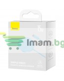 Безжично зарядно устройство Baseus Simple Mini 3, Qi, 15W, Син - 40382