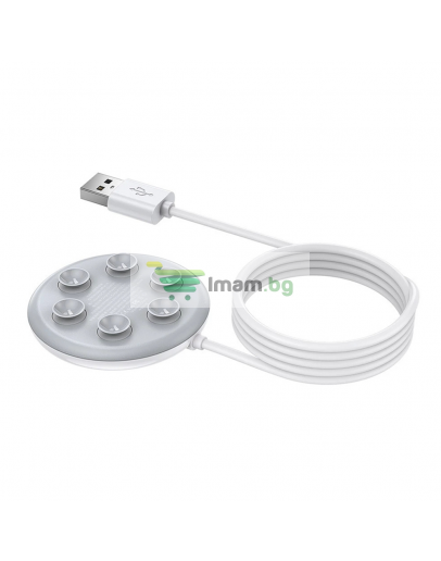 Безжично зарядно устройство Remax RP-W15, Qi, 10W, Вакуум, Бял - 40300