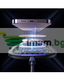 Безжично зарядно устройство Remax Walking RP-W76, Qi, 15W, Черен - 40328