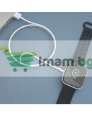 Кабел за безжично зареждане Earldom ET-WC21, За Apple Watch, 5V/0.35A, 1.0m, Бял - 40236