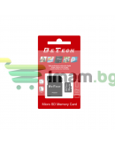 Карта памет DeTech Micro SDHC-I 32GB Class 10 Адаптер