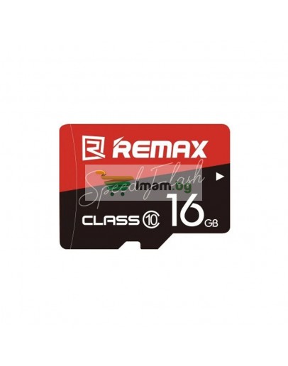 Карта памет Remax Speed Flash, Micro SD, 16GB, Class 10, UHS-1, Червен - 62057