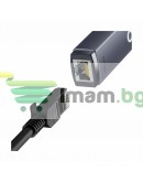 Мрежов адаптер Baseus Lite, Type-C към RJ45, 100Mbps, Сив - 40391